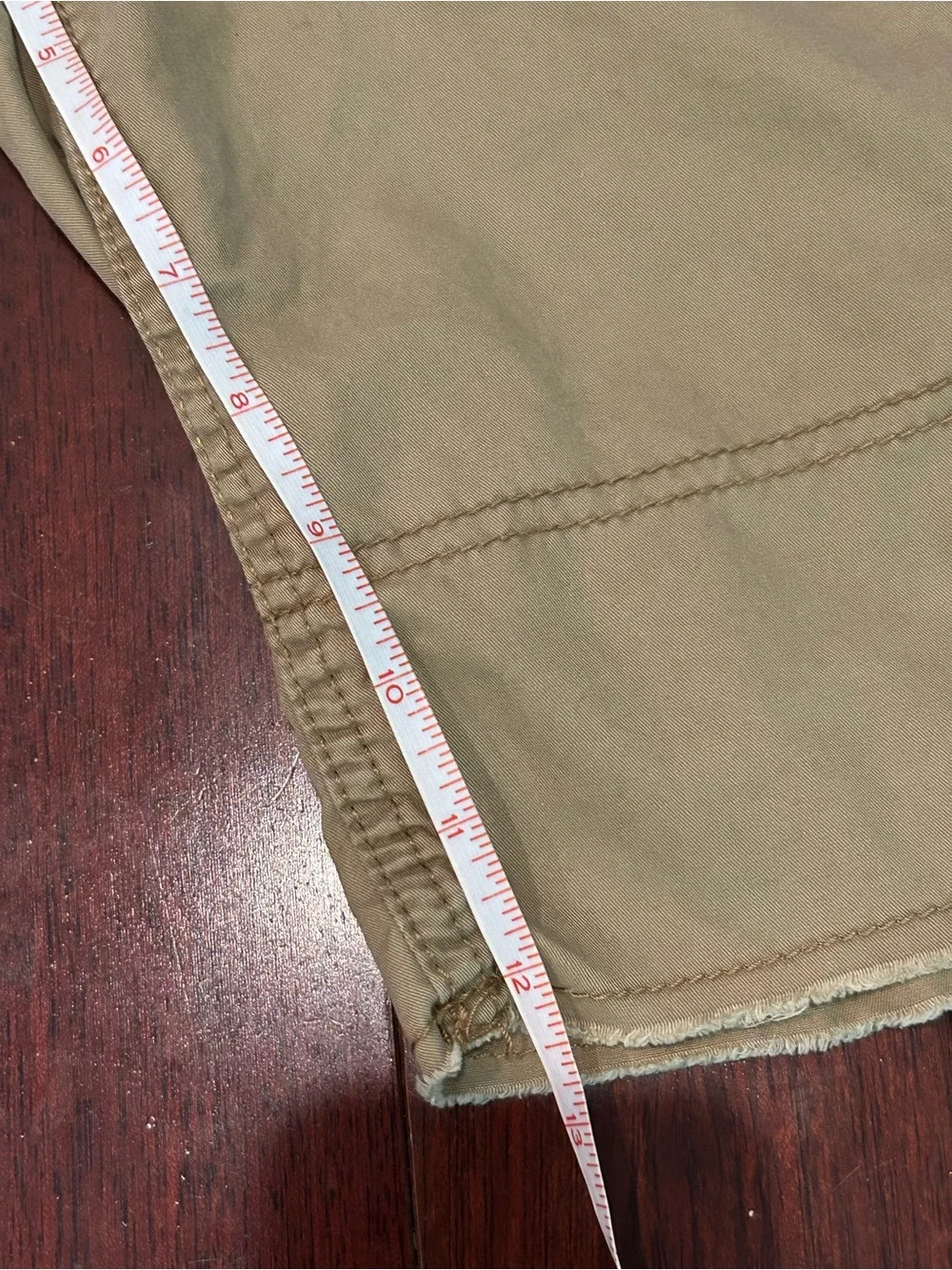 Boy’s Old Navy Cargo Shorts Sz 14 Dark Camel Cotton Longer Length 2009